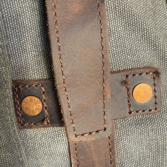 Rugged canvas hipster adventure backpack - Picture 15 of 16